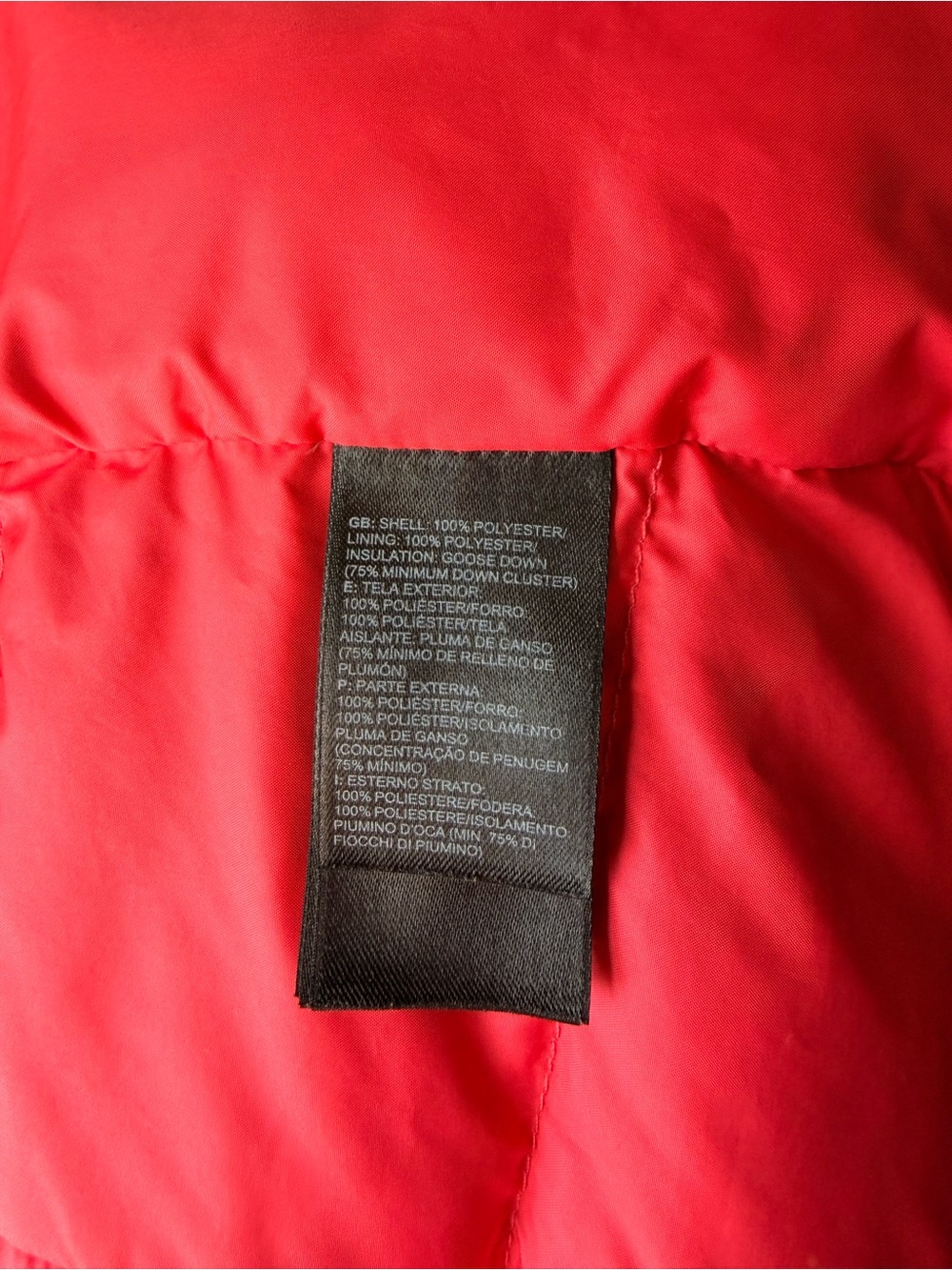 The North Face 700 Puffer Vest Goose down women’s size S - coral - Picture 7 of 7